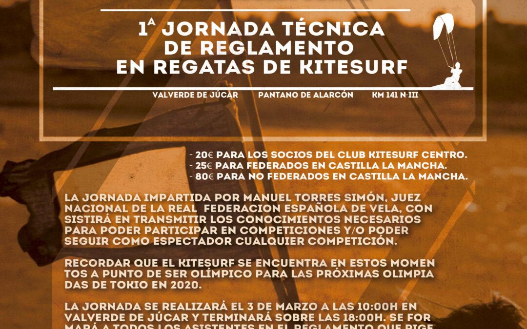 Jornada técnica de reglamento en regatas de kitesurf
